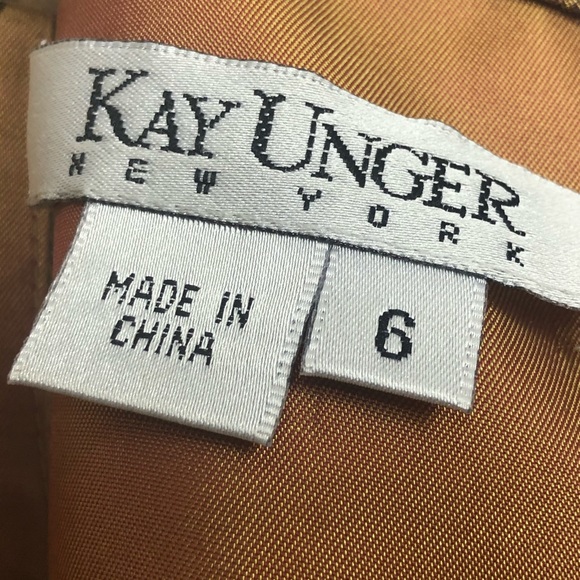 KAY UNGER NEW YORK- Sz 6- 100% silk- Halte… - Picture 3 of 12